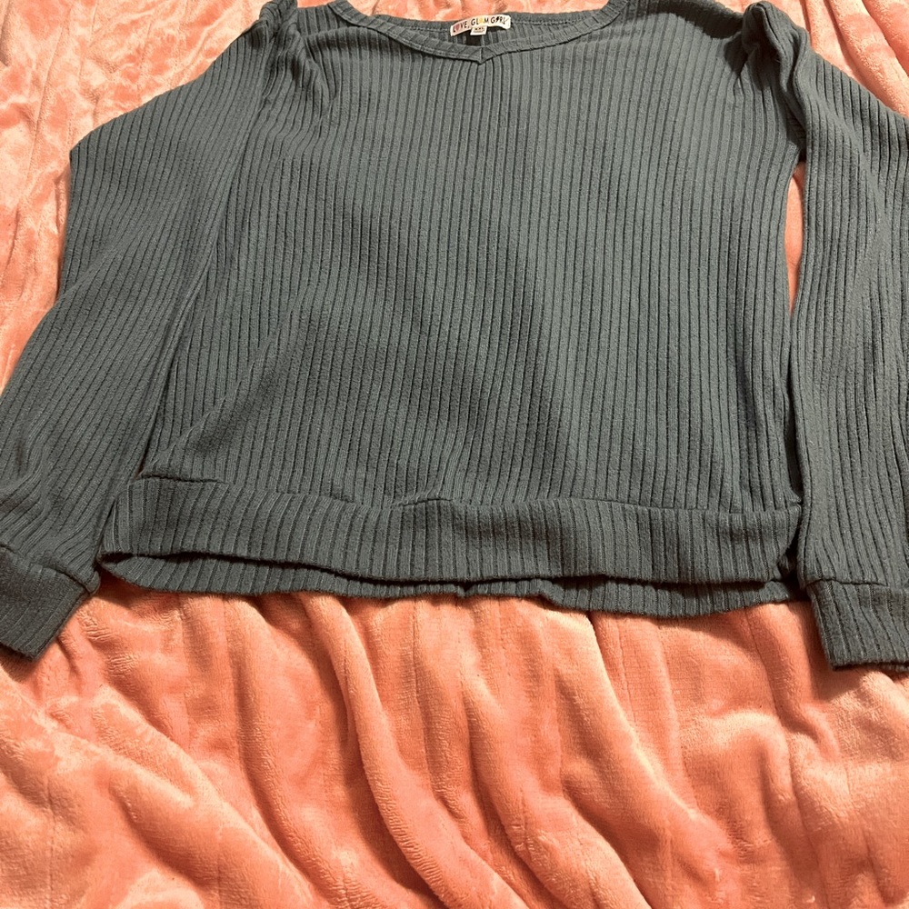 Kids long sleeve sweater like shirt